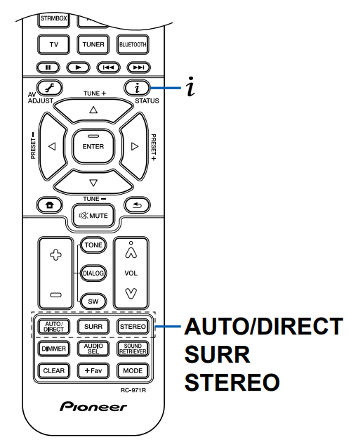 HTP076 Selecting a Listening Mode Pioneer Support